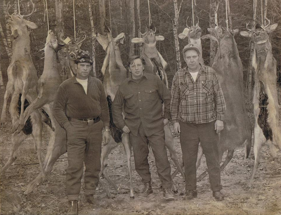 Hunter Tracker picture of a buck pole in the early 70's